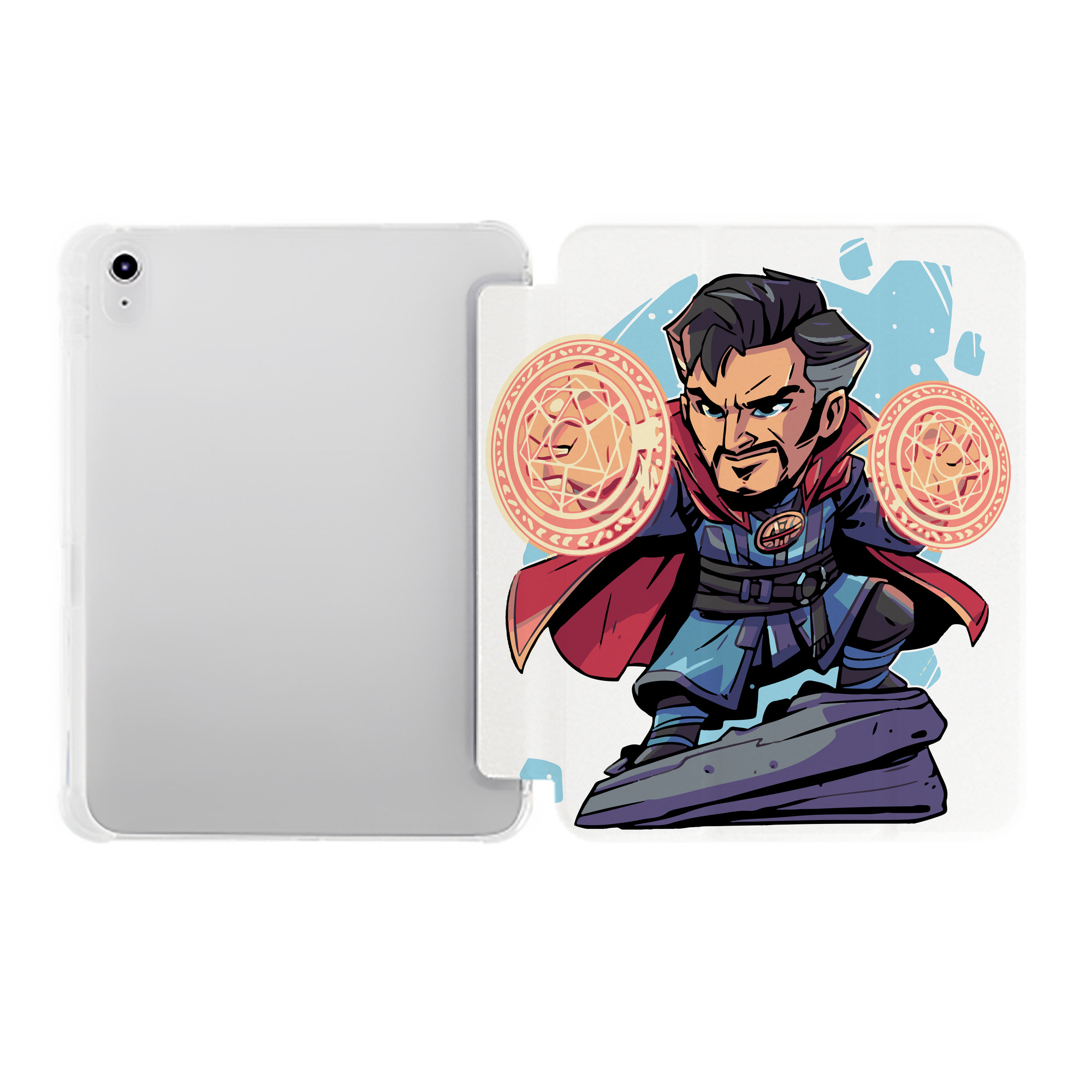 （画像用） アベンジャーズ The Avengers IPad ケース ペン収納付き 三つ折りスタンド PUレザー×シリコン 対応機種9.5/10.5/10.9インチ